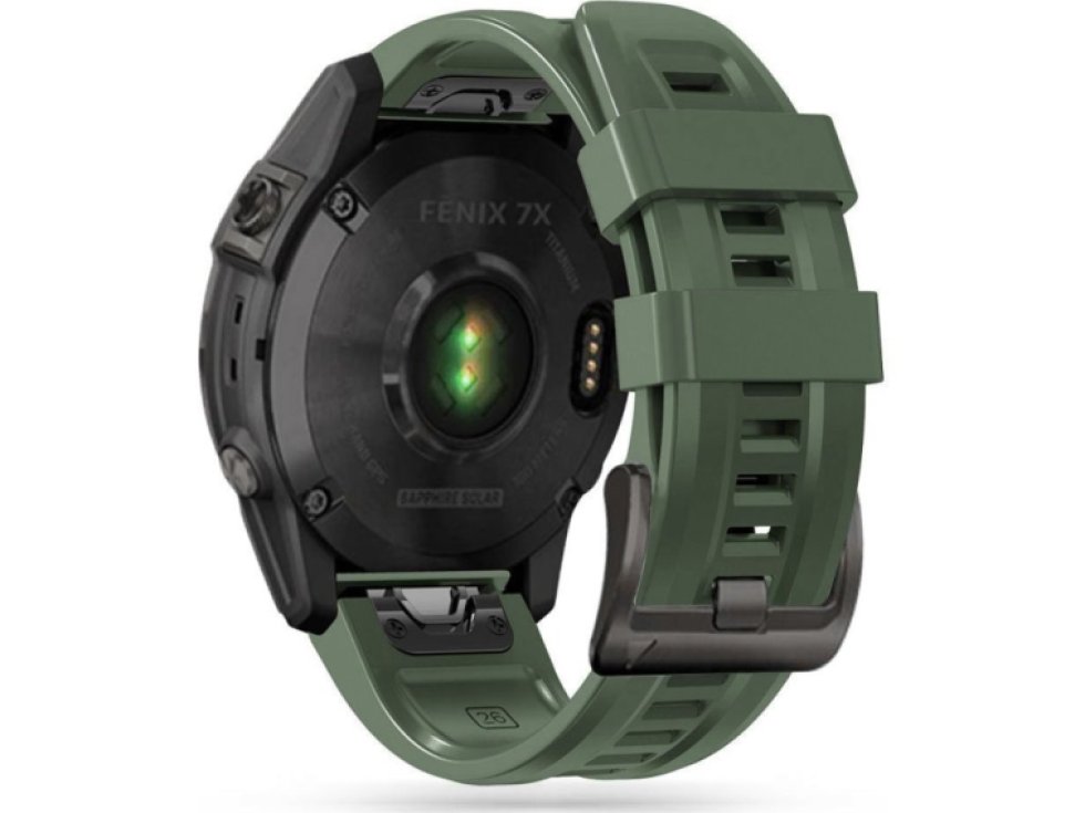Řemínek pro Garmin Fenix 5 / 6 / 6 PRO / 7 - Tech-Protect, Iconband Army Green