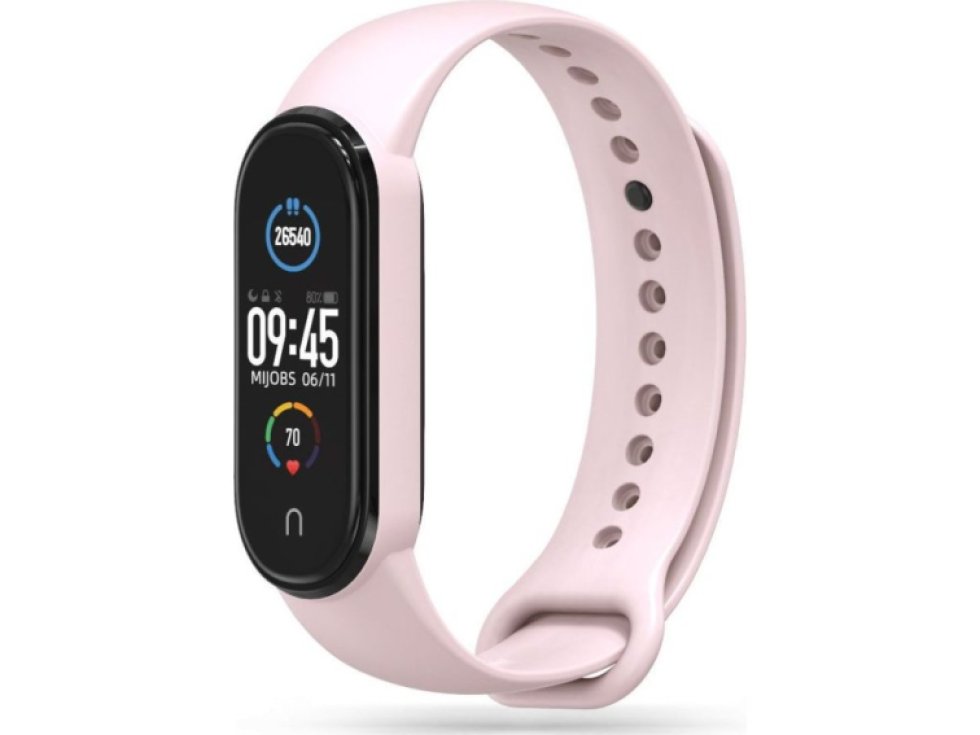Řemínek pro Xiaomi Mi Band 5 / 6 / 7 - Tech-Protect, Iconband Pink