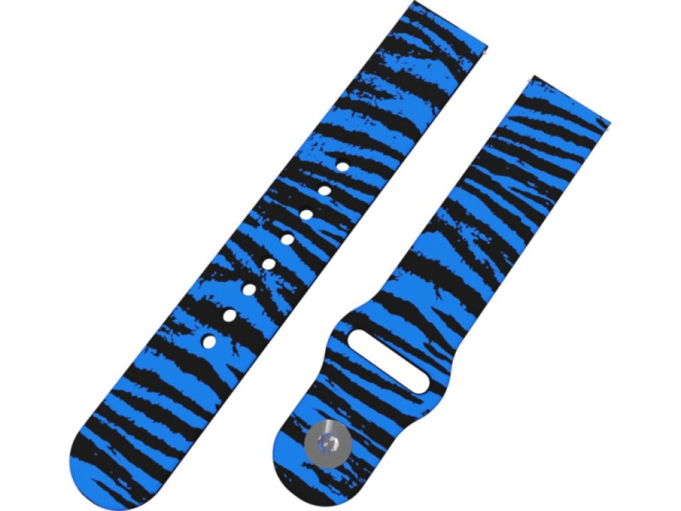TYGR MODRÝ řemínek 22 mm