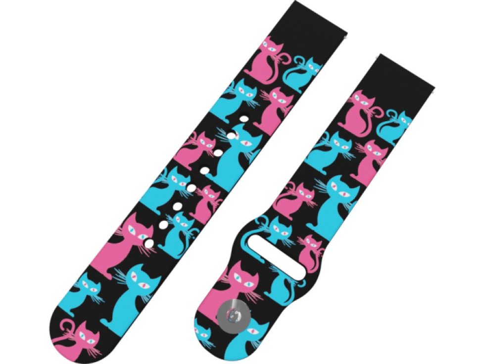 BAREVNÉ KOČKY řemínek 22 mm