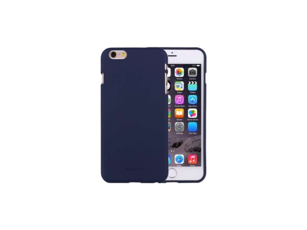 Ochranný kryt pro iPhone 6 / 6S - Mercury, Soft Feeling Midnight Blue