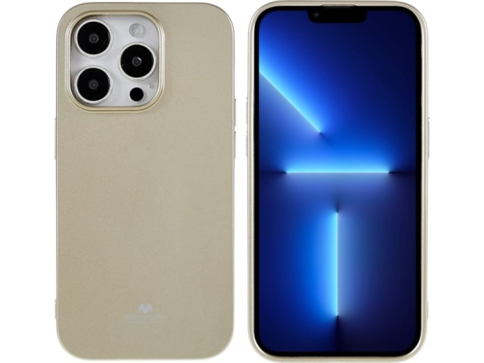Ochranný kryt na iPhone 15 Pro MAX - Mercury, Jelly Gold