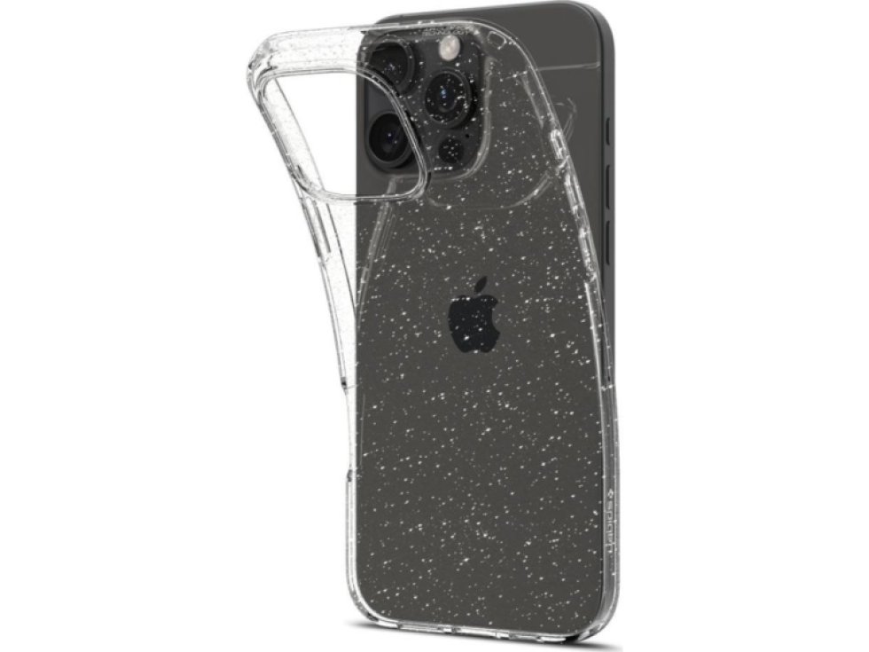 Ochranný kryt na iPhone 16 Pro - Spigen, Liquid Crystal Glitter Crystal