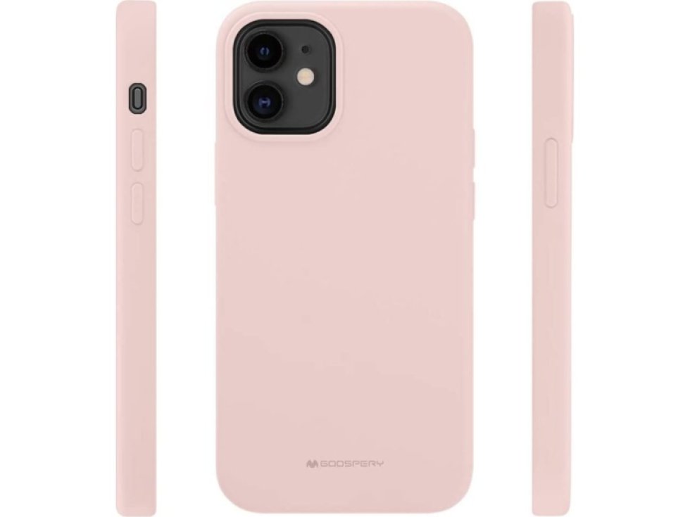 Ochranný kryt pro iPhone 12 mini - Mercury, Silicone Pink Sand
