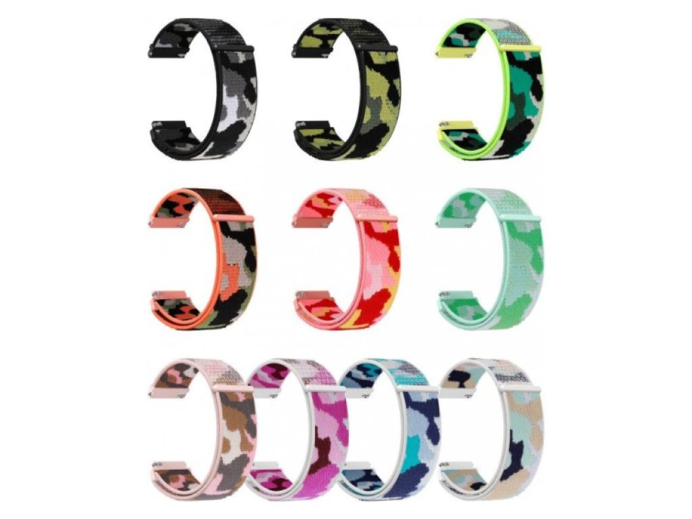 Nylonový řemínek kamufláž 18mm