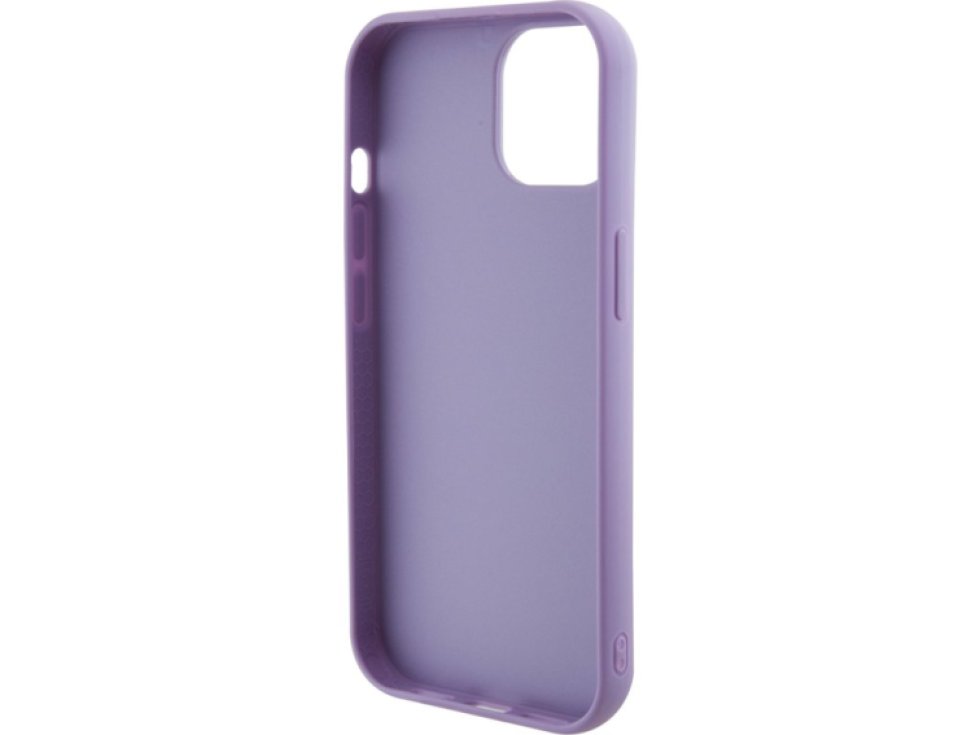 Ochranný kryt na iPhone 15 - Guess, Sequin Script Logo Purple GUHCP15SPSFDGSU