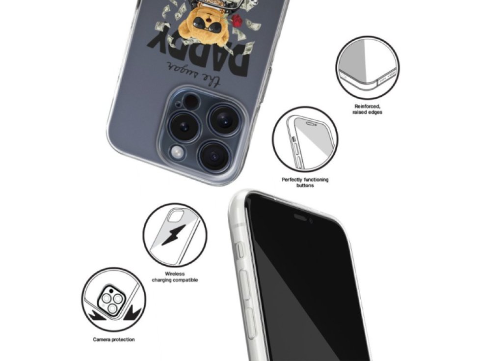 Ochranný kryt na iPhone 13 Pro MAX - Babaco, Teddy Sugar Daddy 001 BPCTEDDY3524