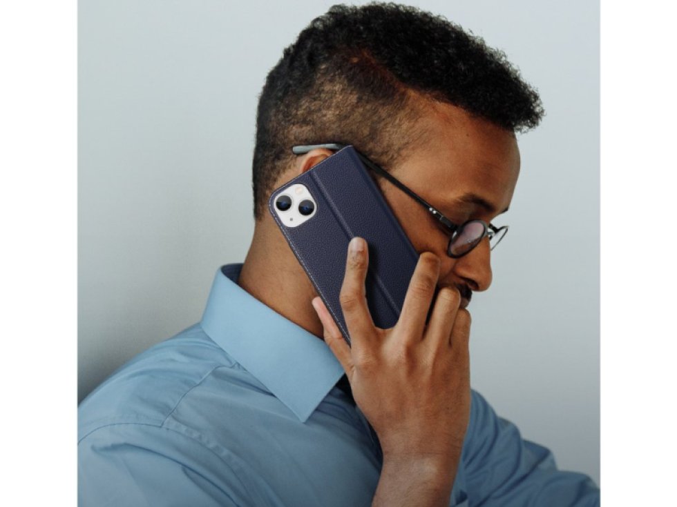 Knížkové pouzdro pro iPhone 14 PLUS - DuxDucis, SkinX2 Blue