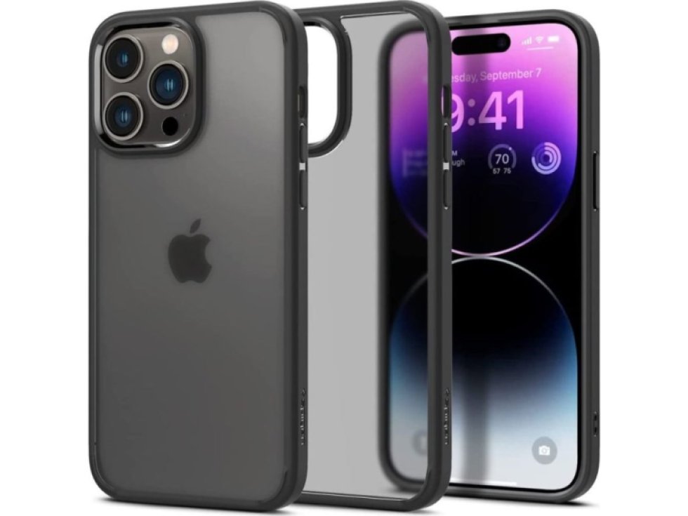 Ochranný kryt pro iPhone 14 Pro MAX - Spigen, Ultra Hybrid Frost Black