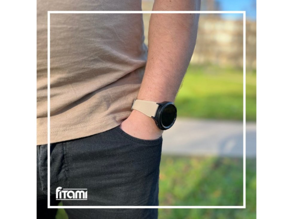 Vroubkovaný řemínek pro chytré hodinky 20mm