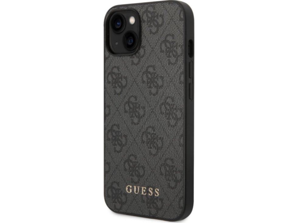 Ochranný kryt na iPhone 14 - Guess, 4G Back Gray GUHCP14SG4GFGR
