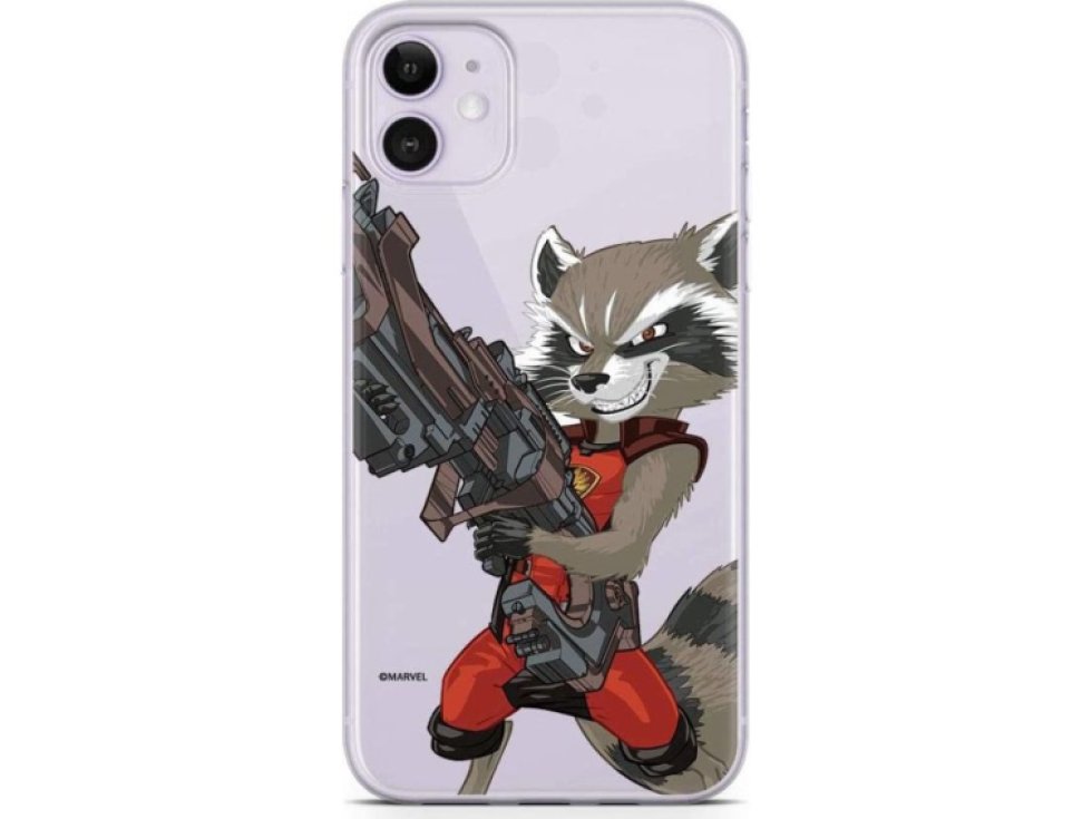 Ochranný kryt pro iPhone 11 - Marvel, Rocket 008 MPCROC3127