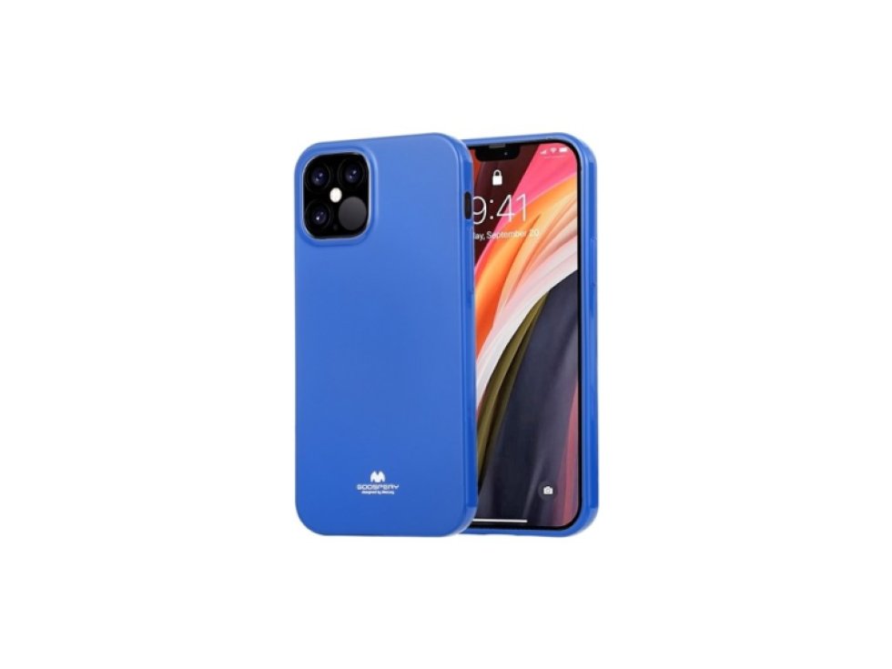Ochranný kryt pro iPhone 12 Pro MAX - Mercury, Jelly Blue