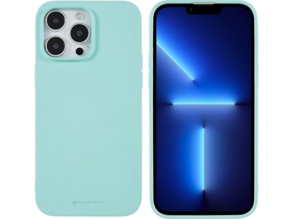 Ochranný kryt na iPhone 15 Pro MAX - Mercury, Soft Feeling Mint