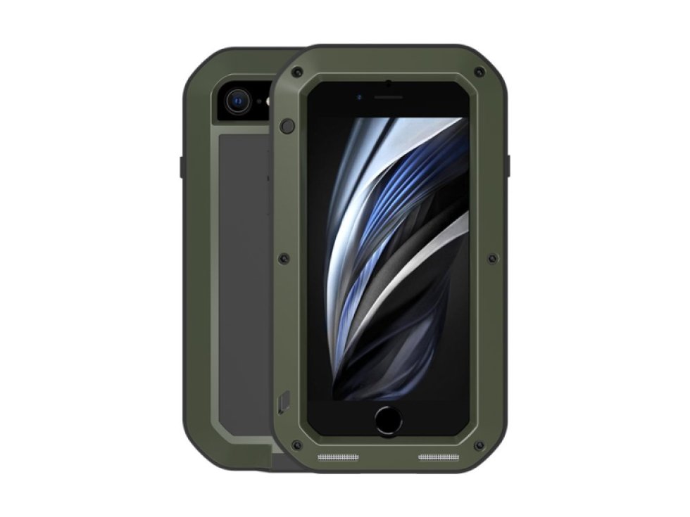 Ochranný kryt pro iPhone 7 / 8 / SE (2020/2022) - LOVE MEI, Powerful Green