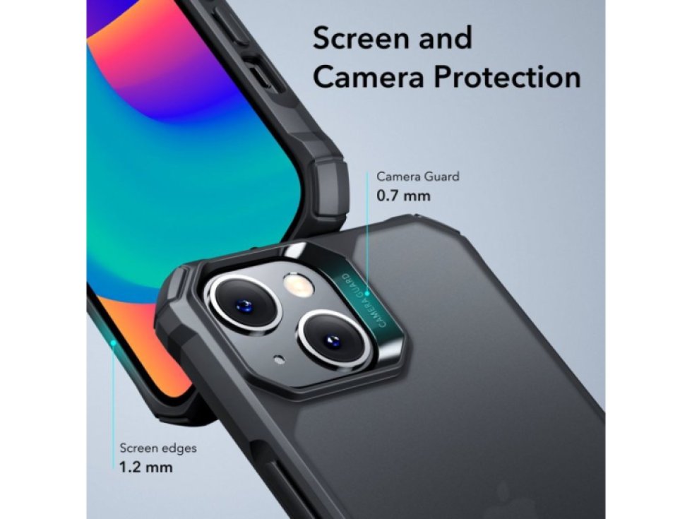 Ochranný kryt pro iPhone 14 PLUS - ESR, Air Armor Frosted Black