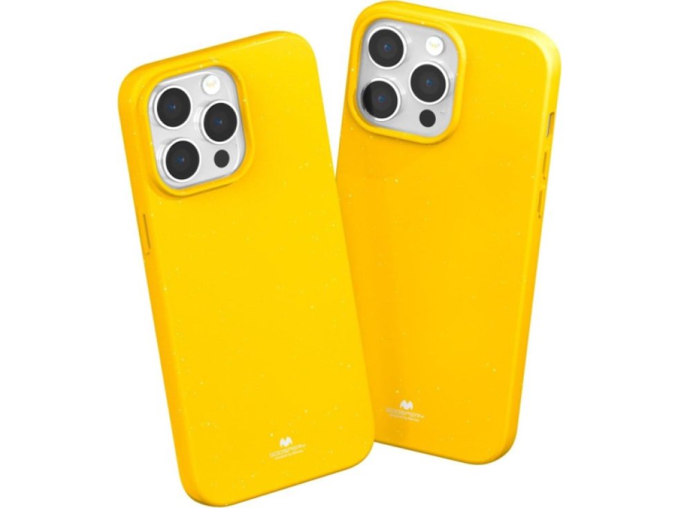 Ochranný kryt na iPhone 15 Pro MAX - Mercury, Jelly Yellow