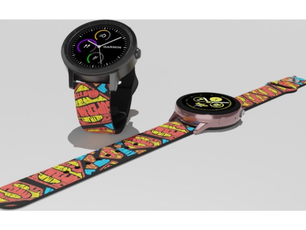 SUPERMAN - NÁPISY řemínek 22 mm