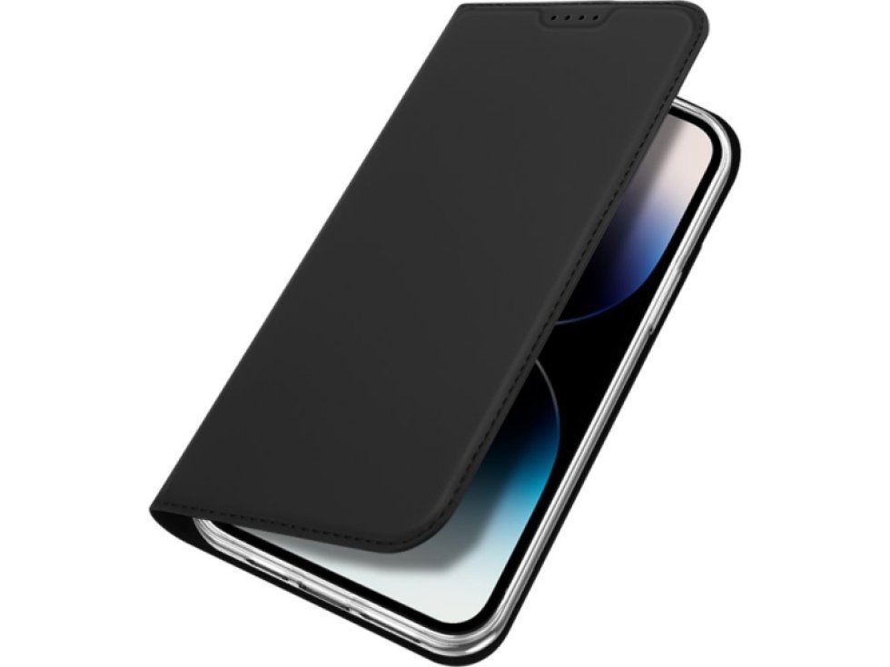 Knížkové pouzdro na iPhone 15 Pro MAX - DuxDucis, SkinPro Black