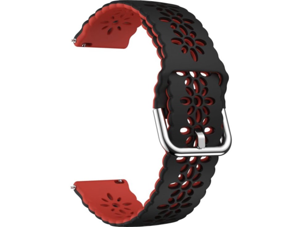 20mm řemínek dvojbarevný s perforováním a přezkovým zapínáním