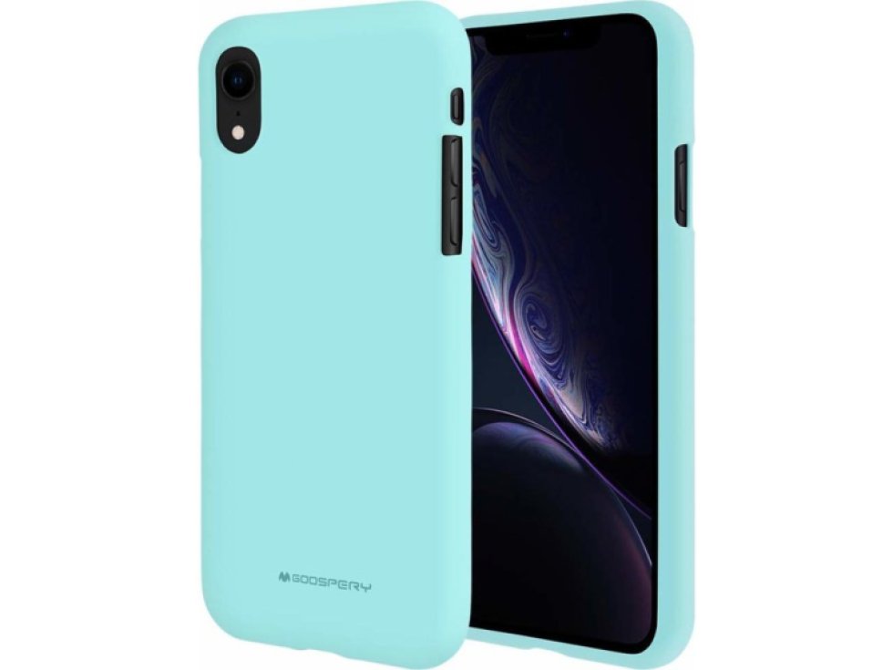 Ochranný kryt pro iPhone XR - Mercury, Soft Feeling Mint