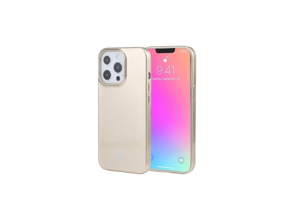 Ochranný kryt pro iPhone 13 Pro MAX - Mercury, Jelly Gold