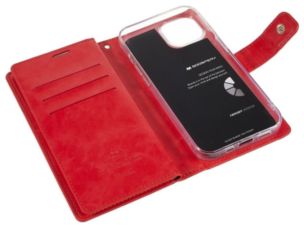 Ochranné pouzdro na iPhone 15 - Mercury, Mansoor Diary Red