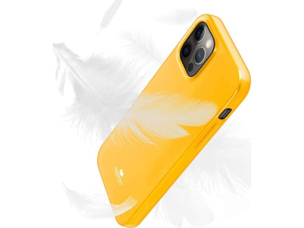 Ochranný kryt pro iPhone 12 Pro MAX - Mercury, Jelly Yellow