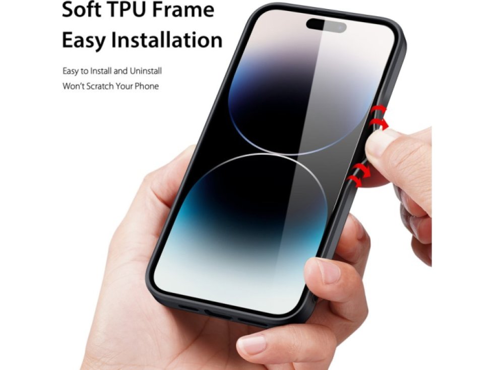 Ochranný kryt na iPhone 14 Pro MAX - DuxDucis, Fino Black