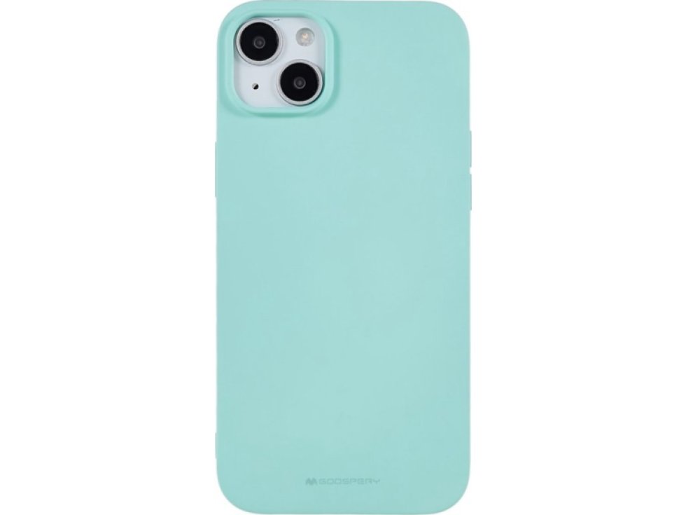 Ochranný kryt na iPhone 15 PLUS - Mercury, Soft Feeling Mint