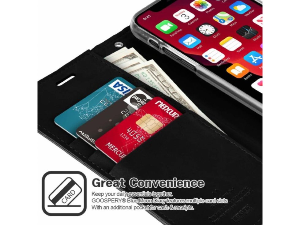Bluemoon Diary pro iPhone 11 Pro 8809684922019 černá