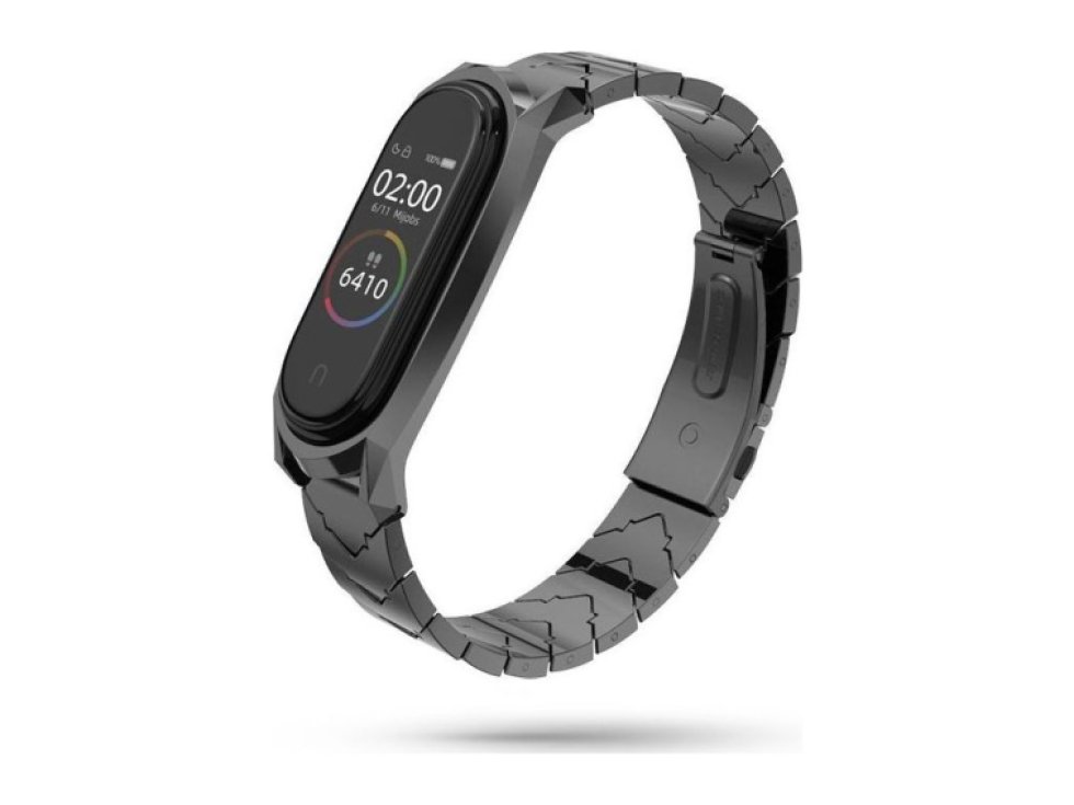 Steelband pro Xiaomi Mi Band 3 / 4 5906735417036 černá