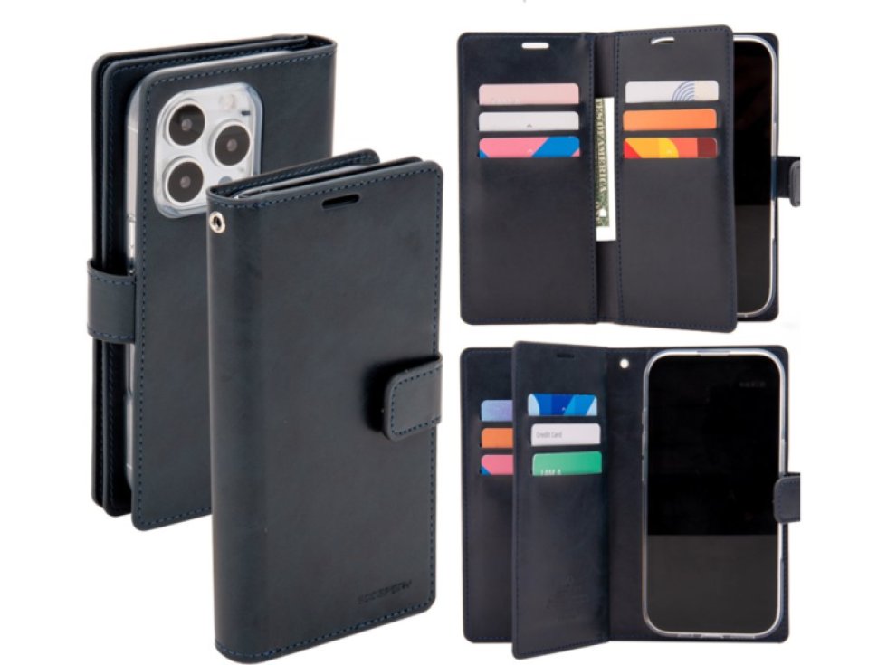 Ochranné pouzdro na iPhone 16 Pro - Mercury, Mansoor Diary Navy