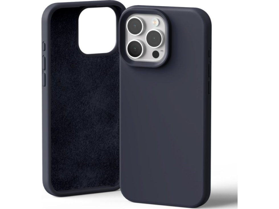 Ochranný kryt na iPhone 16 Pro MAX - Mercury, Silicone Navy