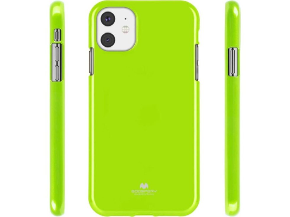 Ochranný kryt pro iPhone 11 - Mercury, Jelly Lime