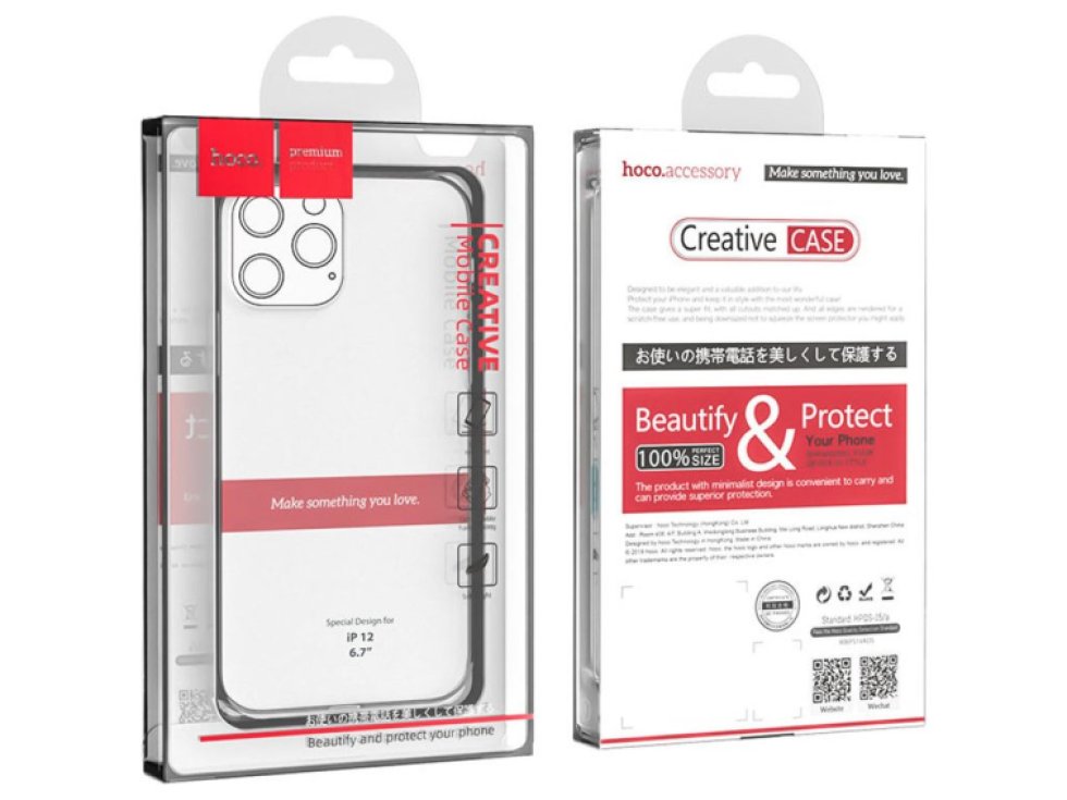 Ultratenký kryt pro iPhone 12 Pro MAX - Hoco, Light Transparent