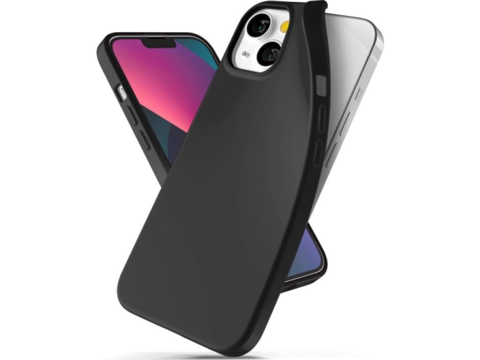 Ochranný kryt pro iPhone 13 mini - Mercury, Soft Feeling Black