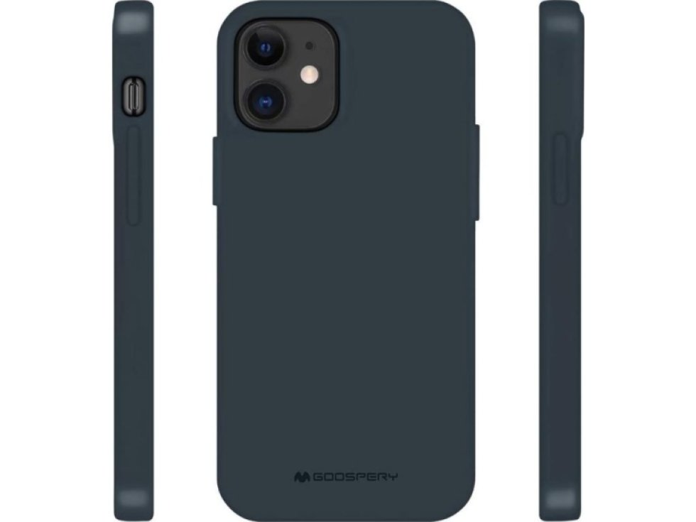 Ochranný kryt pro iPhone 12 mini - Mercury, Soft Feeling Midnight Blue