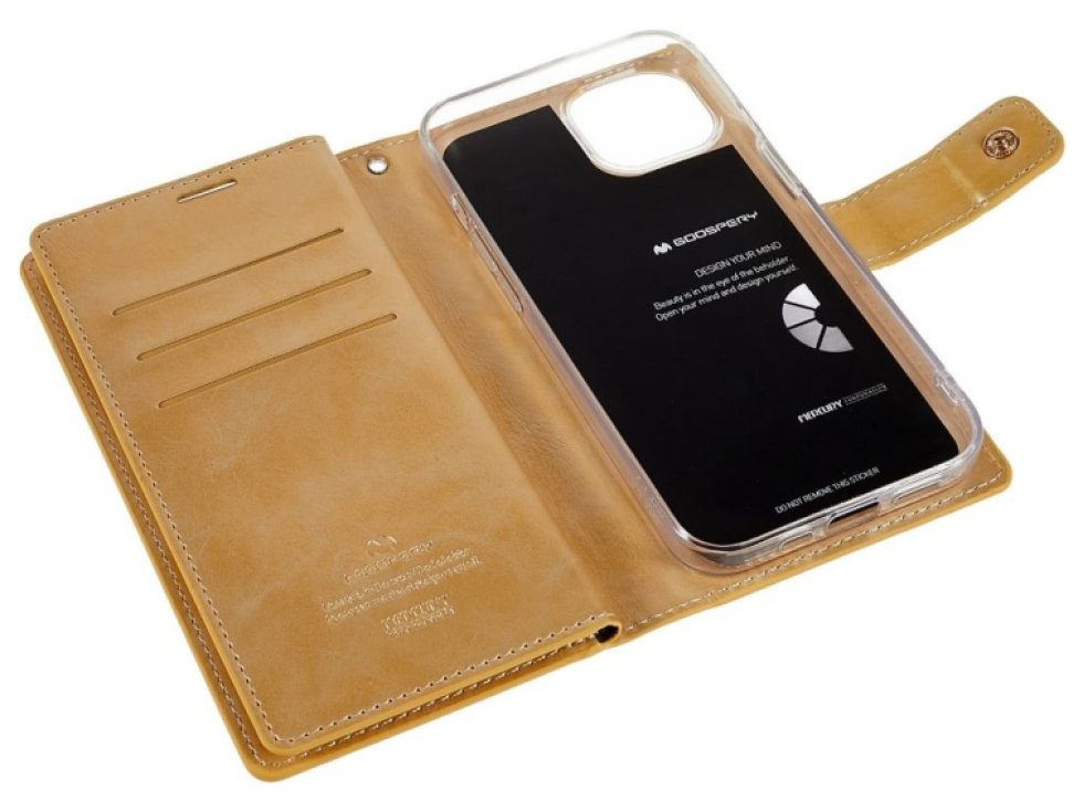 Ochranné pouzdro na iPhone 15 PLUS - Mercury, Mansoor Diary Gold