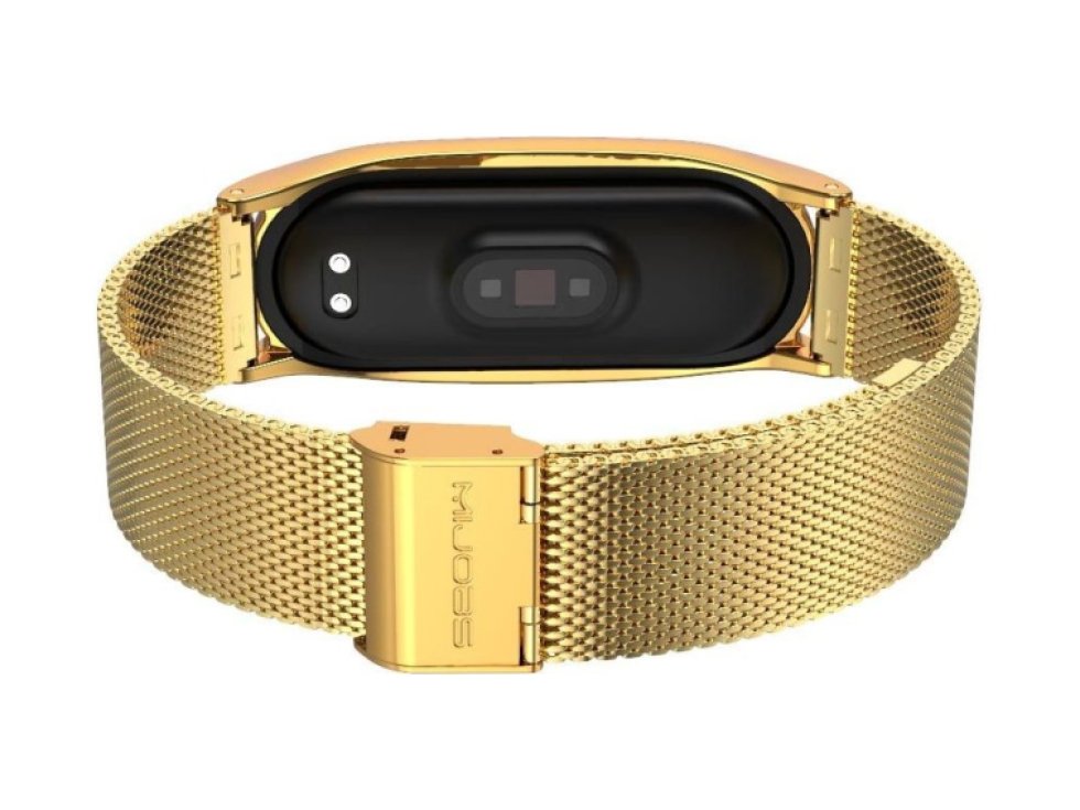 Milaneseband pro Xiaomi Mi Band 5 / 6 zlatá