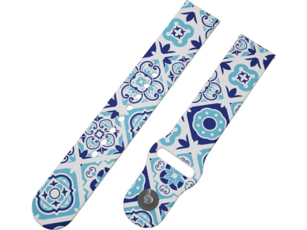 MODRÝ PORCELÁN řemínek 20 mm