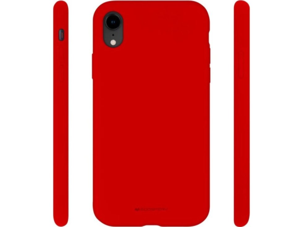 Ochranný kryt pro iPhone XR - Mercury, Silicone Red