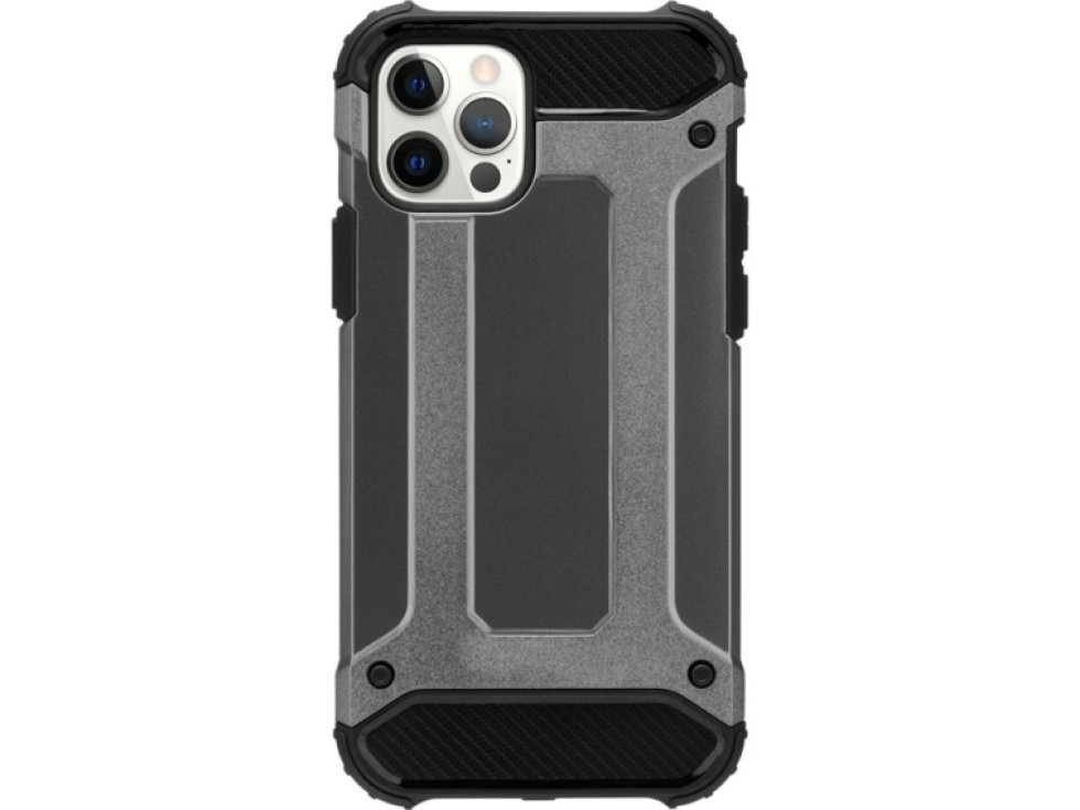 Ochranný kryt pro iPhone 12 - Mercury, Metal Armor Gray