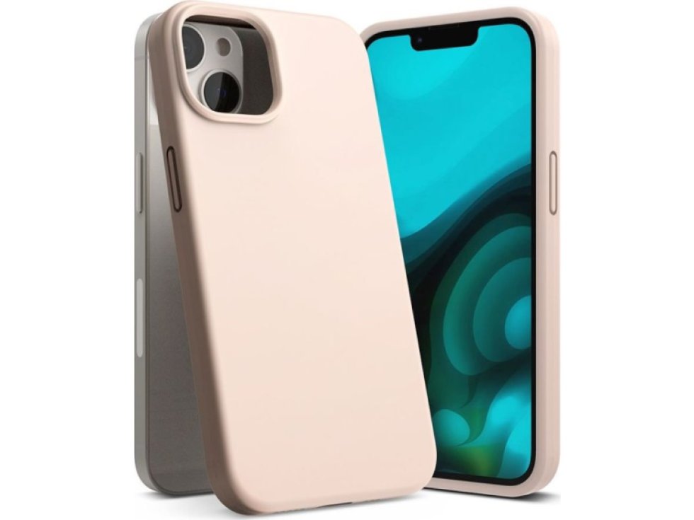 Ochranný kryt pro iPhone 14 PLUS - Ringke, Silicone Pink Sand