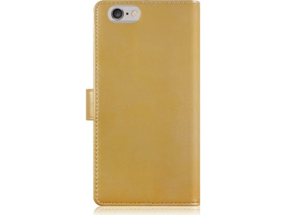 Knížkové pouzdro na iPhone 6 / 6S - Mercury, Mansoor Diary Gold