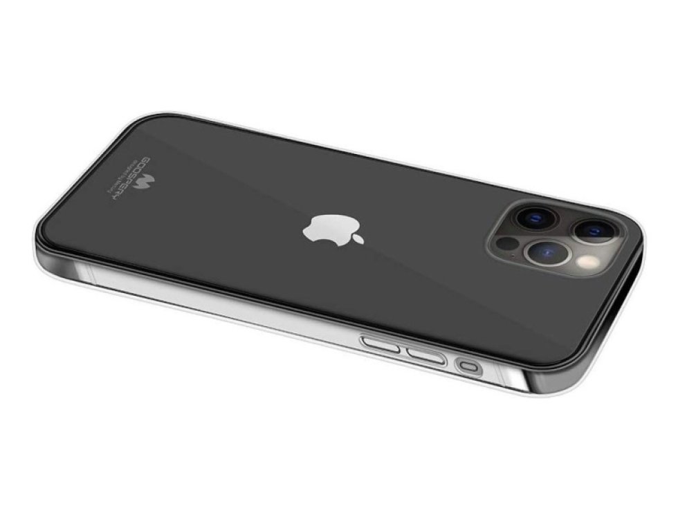 Ochranný kryt pro iPhone 12 Pro MAX - Mercury, Jelly Transparent