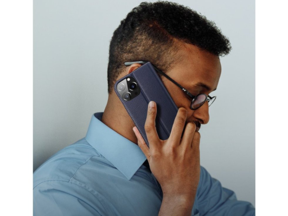 Knížkové pouzdro pro iPhone 14 Pro MAX - DuxDucis, SkinX2 Blue