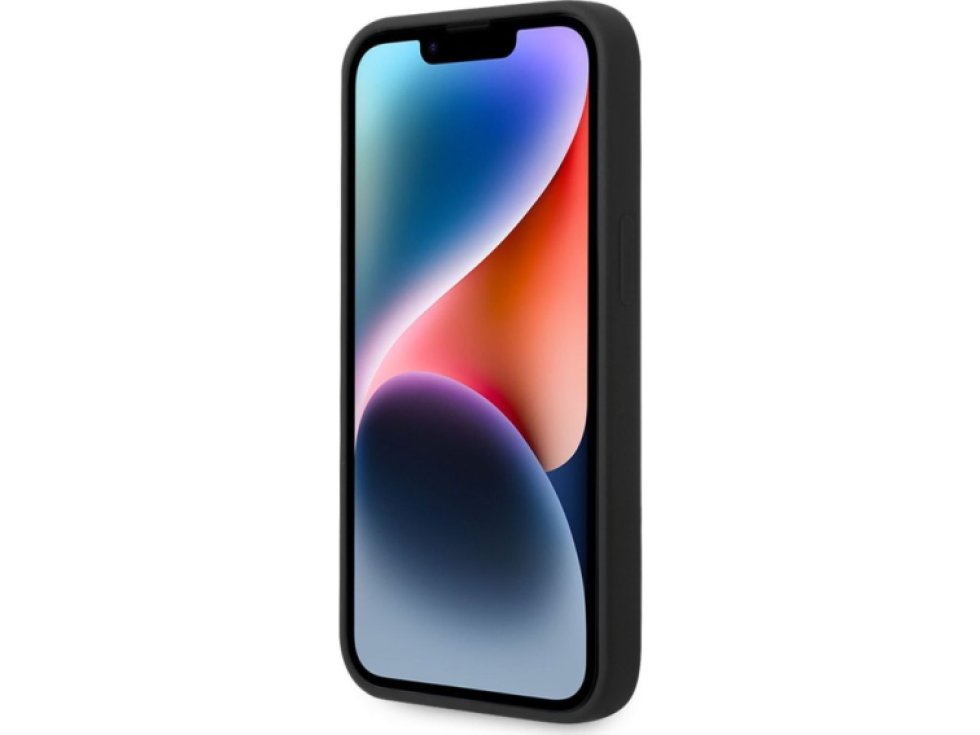 Ochranný kryt pro iPhone 14 PLUS - Karl Lagerfeld, Liquid Silicone Choupette NFT Black KLHCP14MSNCHBCK