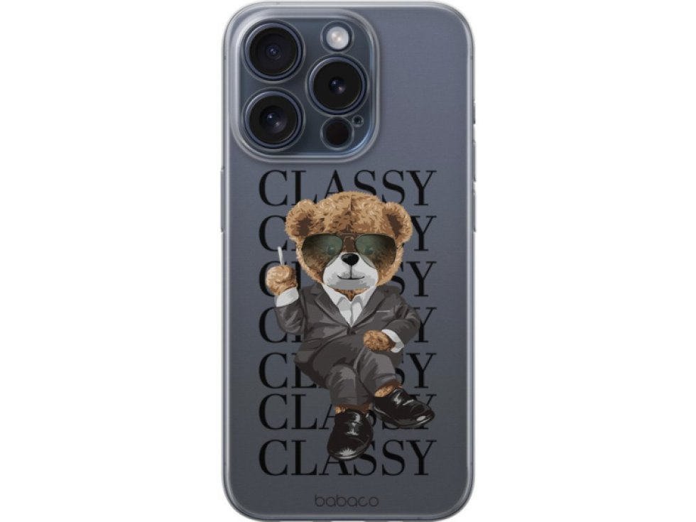 Ochranný kryt na iPhone 14 - Babaco, Teddy Classy 001 BPCTEDDY10041