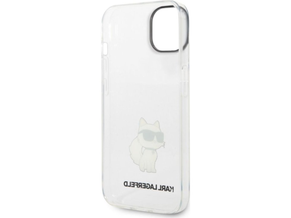 Ochranný kryt pro iPhone 14 PLUS - Karl Lagerfeld, IML Choupette NFT Transparent KLHCP14MHNCHTCT